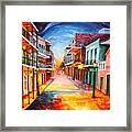 In The Heart Of The French Quarter Framed Print