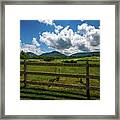 In The Mountains Framed Print