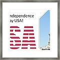 Independence Day Usa Framed Print