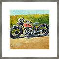 Indian Motorcycle Framed Print