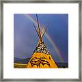 Rainbow Of Peace Framed Print