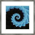 Infinity Tunnel Spiral Sand Framed Print