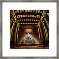 Inside The Lincoln Memorial Framed Print