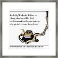 Inspired By The Literate Mr. Toad Framed Print