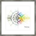 Intuitive Geometry Crystallography 24 Cell Geometry Framed Print