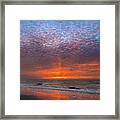 Isle Of Palms Sunrise Framed Print