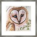 Ivy Barn Owl Framed Print