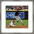 Jace Peterson And Chris Owings Framed Print