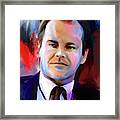 Jack Nicholson Painting Framed Print