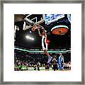 Jameer Nelson And Dwight Howard Framed Print