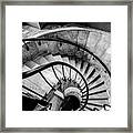 James A. Garfield Monument Cleveland Ohio Spiral Staircase Framed Print