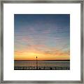 James River Sunset 2 Framed Print