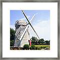 Jamestown Windmill Framed Print