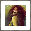 Janis Joplin, Framed Print