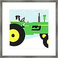 Jenny Tractor Framed Print