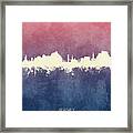 Jersey Channel Islands Skyline #89 Framed Print