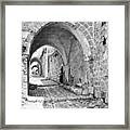 Jerusalem Arches In 1910 Framed Print
