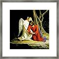 Jesus Agony In The Garden Of Gethsemane Framed Print
