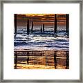 Jetty Posts Framed Print