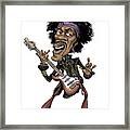 Jimi Hendrix, 1967 Framed Print
