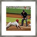 Jimmy Rollins And Nick Green Framed Print