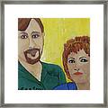Mother And Son Framed Print