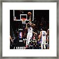 John Collins And Joel Embiid Framed Print