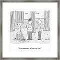 John Loves Lisa Framed Print