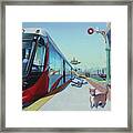 Johnny On The Monorail Framed Print