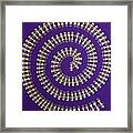 Joy - Violet Gold Framed Print