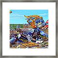 Junkyard As Art? Framed Print