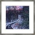 Just Around The Bend Framed Print
