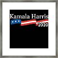 Kamala Harris 2020 For President Framed Print