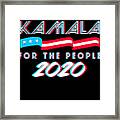 Kamala Harris For The People Framed Print