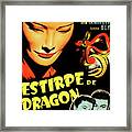 Katharine Hepburn In Dragon Seed -1944-, Directed By Jack Conway And Harold S. Bucquet. Framed Print
