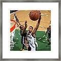 Kevin Durant And Giannis Antetokounmpo Framed Print