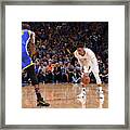 Kevin Durant And Russell Westbrook Framed Print