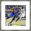 Kevin Durant And Tony Allen Framed Print