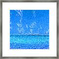 Key West Blues Impressionistic Framed Print