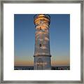 Kiama Lighthouse At Sunset Framed Print