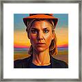 Kim Wexler In Hat Framed Print