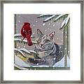 Kitty's View Framed Print