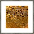 Gustav Klimt Ode Abstract Gold Framed Print