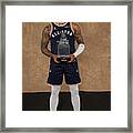 Kobe Bryant And Damian Lillard Framed Print