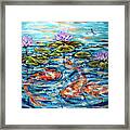 Koi Waltz Framed Print