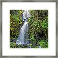 La Chorrera Waterfall - Santa Rita Framed Print