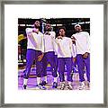 La Clippers V Los Angeles Lakers Framed Print