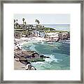 La Jolla Cove - San Diego California Framed Print