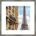 La Tour Eiffel From Avenue De Camoens Framed Print