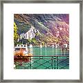 Lake Annecy France Framed Print